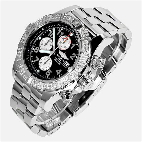 breitling super avenger diamond bezel price|breitling caribbean edition for sale.